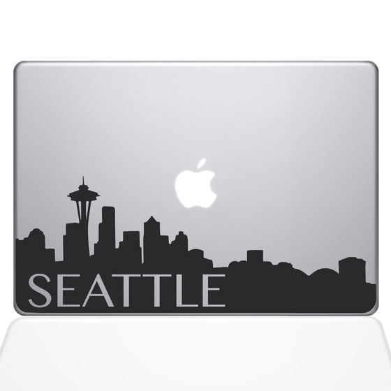 560x560 Seattle Skyline Macbook Decals The Decal Guru