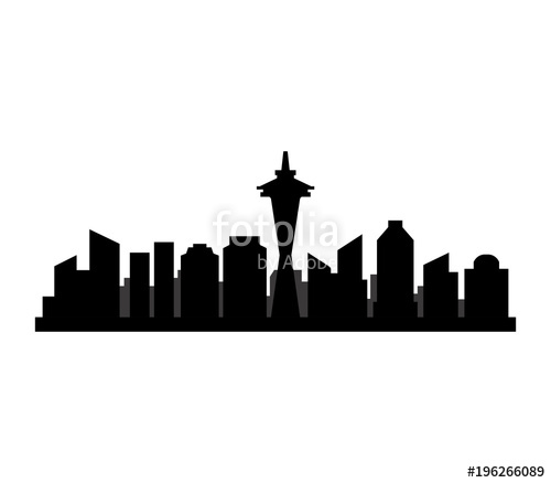 500x438 Seattle Skyline Stock Image And Royalty Free Vector Files