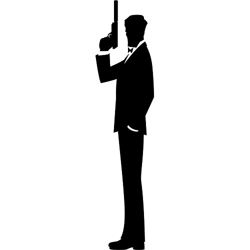 500x500 Set Of 11x17 4 Secret Agent Silhouette Art Posters. Spy Film