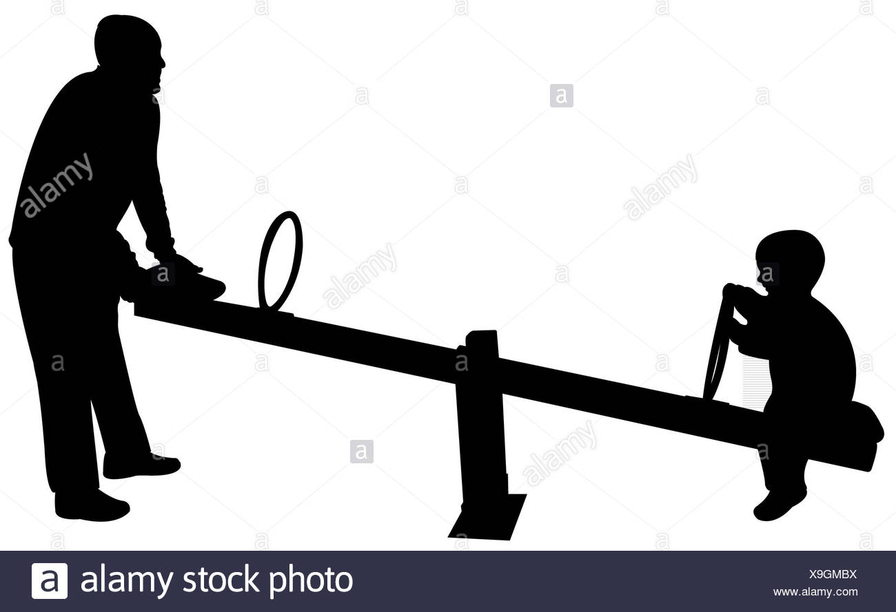 Seesaw Silhouette at GetDrawings | Free download