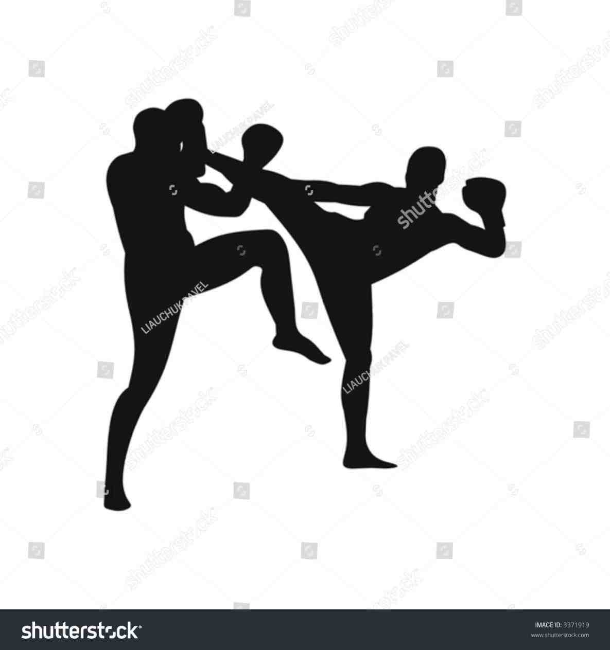 Self Defense Silhouette at GetDrawings | Free download