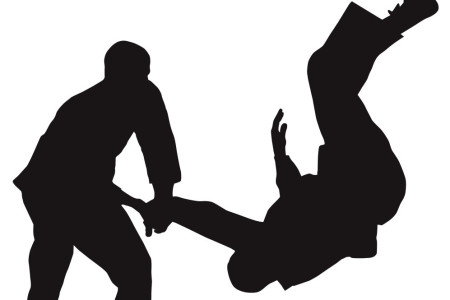 Self Defense Silhouette at GetDrawings | Free download