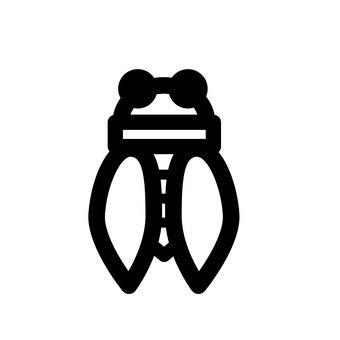 340x340 Free Silhouettes Cicadas, Up