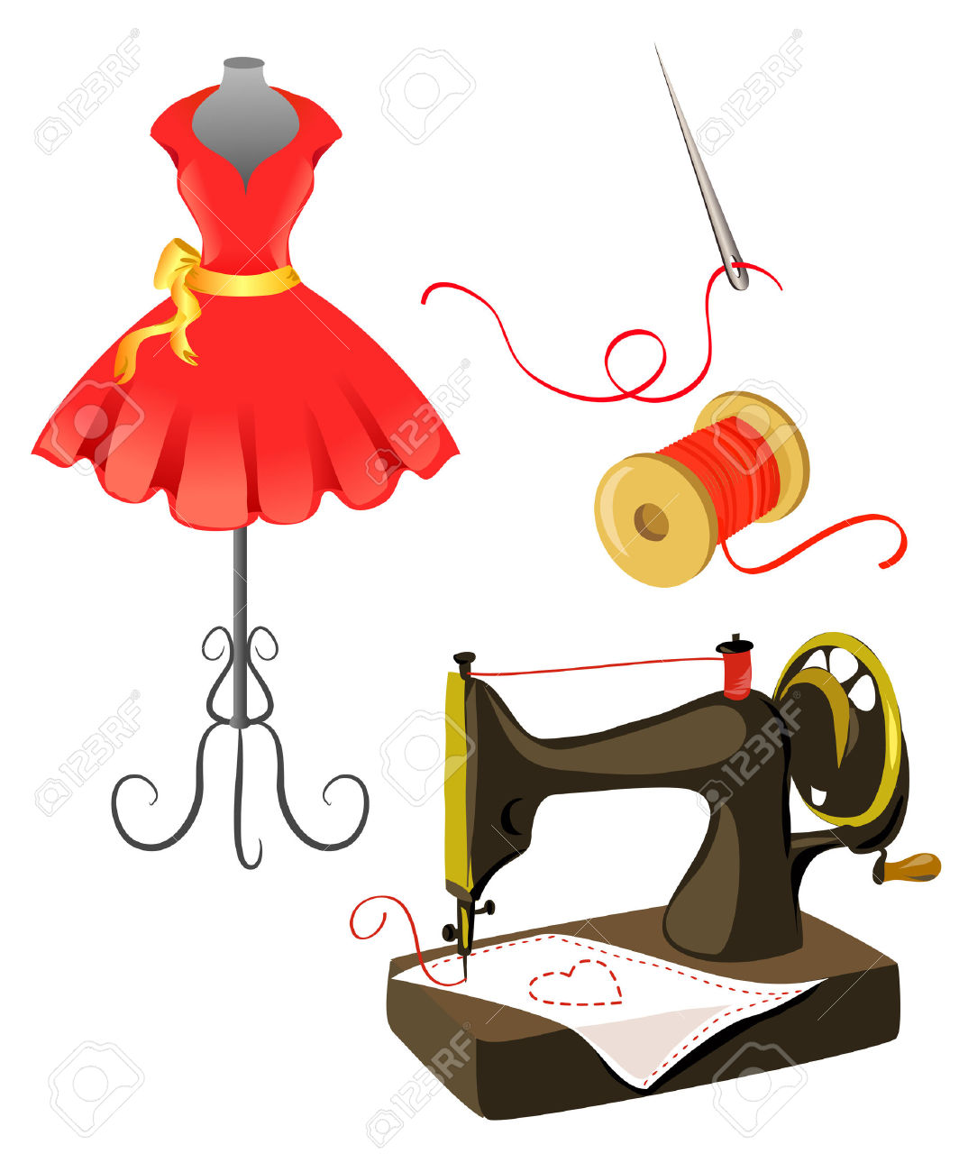 1064x1300 Sewing Machine Clipart Fashion Design