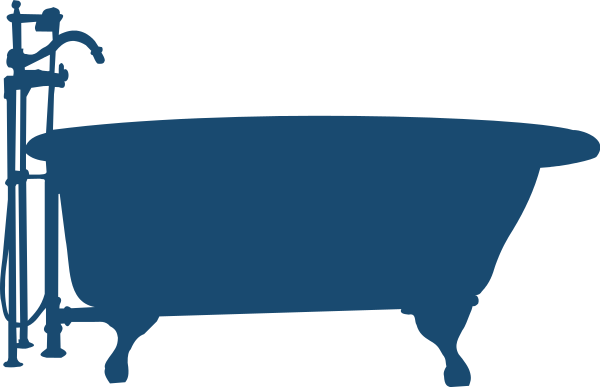 600x387 Free Bathroom Silhouette Clipart