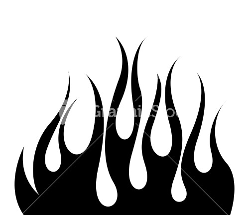 500x449 Fire Silhouette Clipart