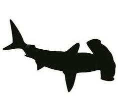 236x201 Printable Shark Silhouette