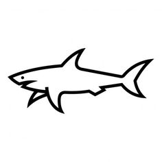 236x236 Here Is A Perfect Shark To Start Designing Sea Vector Graphics