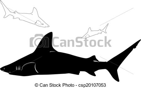 450x282 Shark Vector Silhouettes Clipart Vector