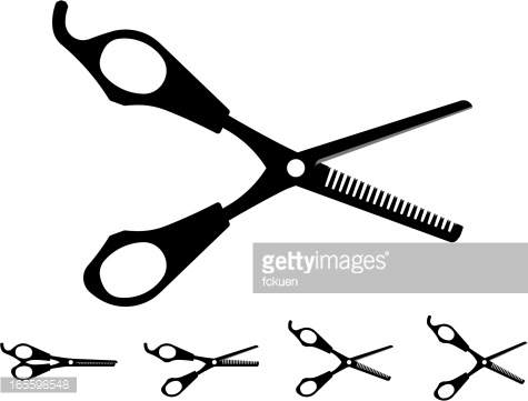 475x361 Scissor Silhouette Clipart