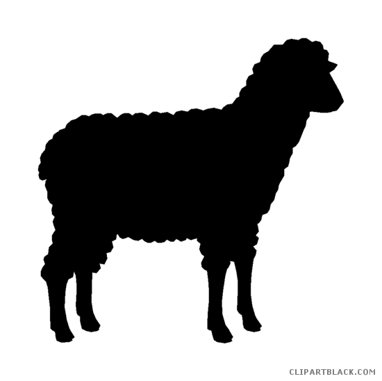 550x548 Sheep Silhouette Clipart
