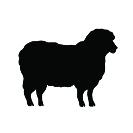 270x270 Sheep Silhouette 02 Stencil Free Stencil Gallery