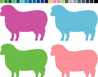 340x270 Sheep Silhouette Etsy