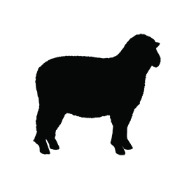 270x270 Sheep Silhouette 01 Stencil Free Stencil Gallery