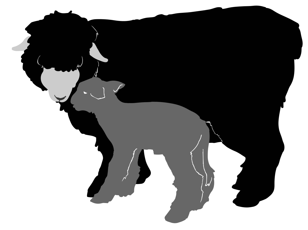 1280x955 Filesheep Silhouette 02.svg