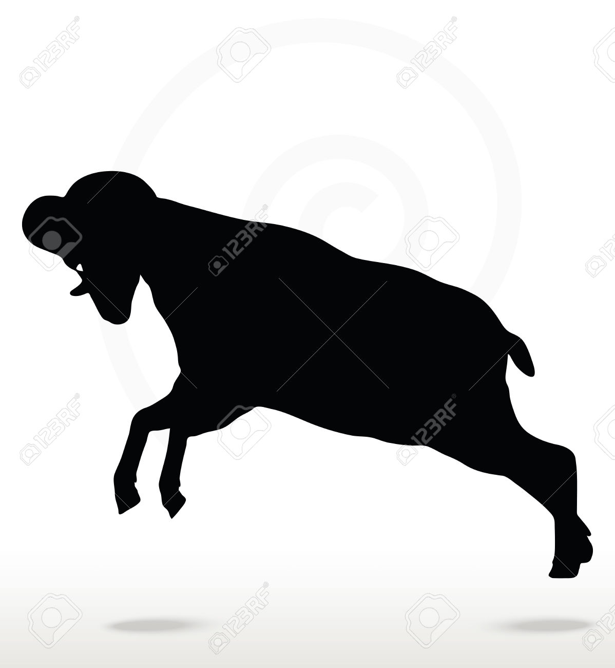 Sheep Vector Silhouette