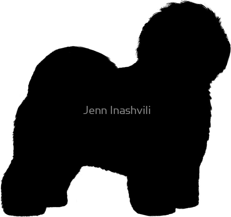 800x754 Old English Sheepdog Silhouette Stickers By Jenn Inashvili