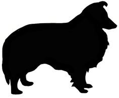 236x194 Sheltie Love Silhouette Design, Silhouettes And Tattoo