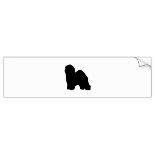 307x307 Silhouette Old English Sheepdog Gifts On Zazzle