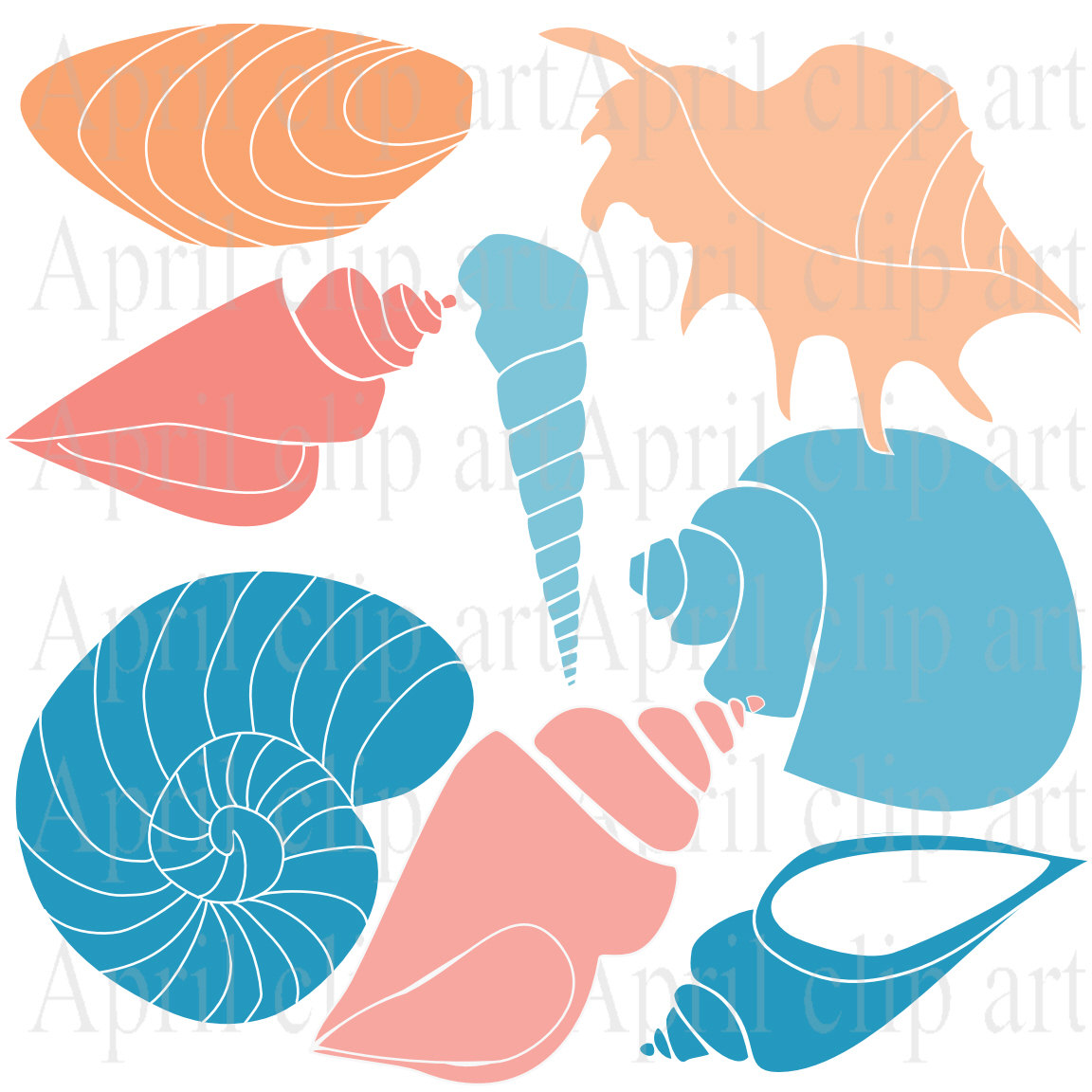 1152x1152 Color Silhouette Clipart