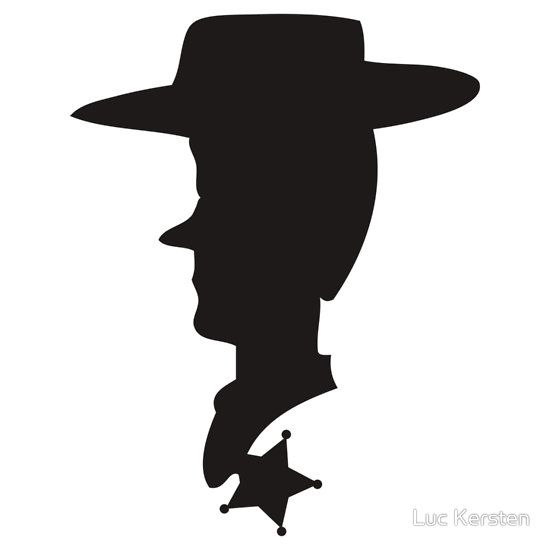 550x550 Sheriff Woody Silhouette By Luc Kersten Disney