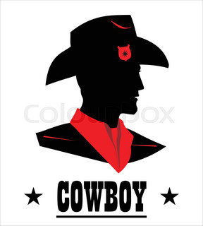 288x320 Side View Of Sheriff. Cowboy. Young Sheriff. Sheriff Silhouette