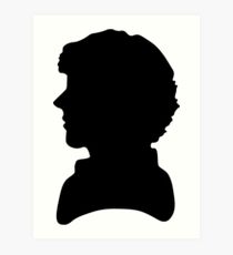 210x230 Sherlock Silhouette Art Prints Redbubble