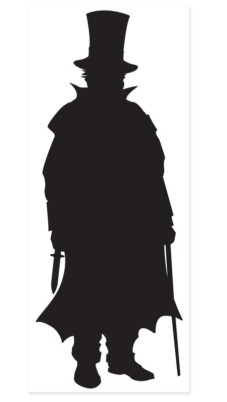 452x800 The Beistle Company Sherlock Holmes Villain Silhouette Standup