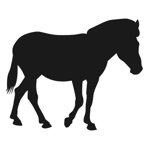 512x512 Walking Horse Silhouette
