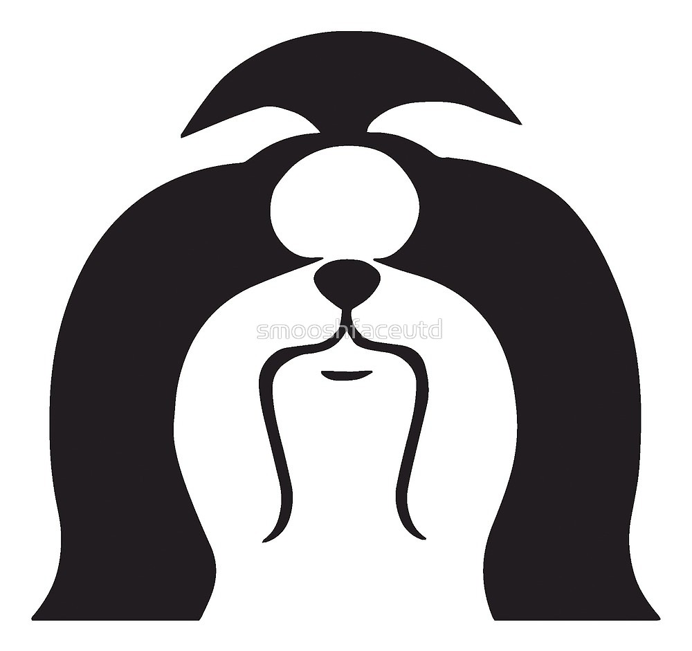 1000x941 Shih Tzu Silhouette