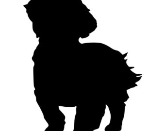 340x270 Shih Tzu Die Cut Etsy