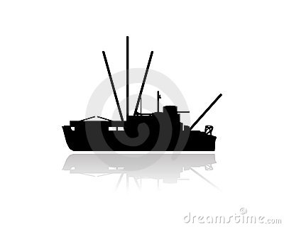 400x320 Fishing Boat Silhouette Clip Art Clipart Panda
