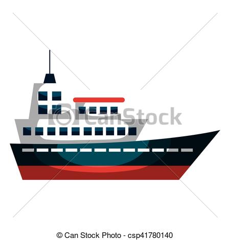 450x470 Cruise Ship Silhouette Isolated Icon Vector Illustration Eps