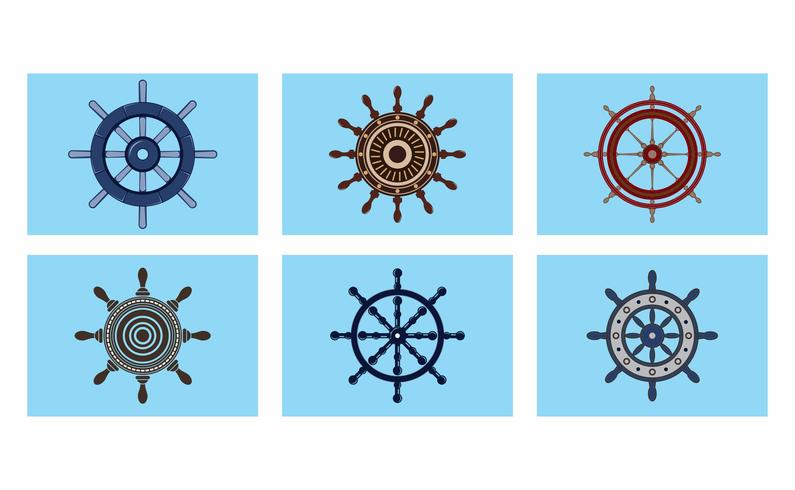 795x490 Ships Wheel Vector Pack