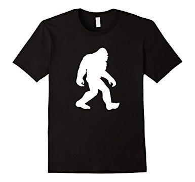 385x360 Classic Bigfoot Silhouette T Shirt