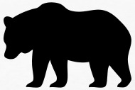 190x127 Bear Silhouette By Azza1070 Spreadshirt