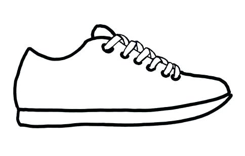 484x309 Outline Shoes Royalty Free Vectors And Stock Outline Shoes Running