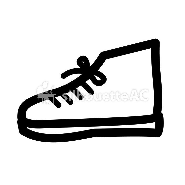 750x750 Free Silhouette Vector Icon, Shoes, Apparel