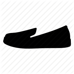 256x256 Footwear, Rubber, Shoe, Shoes, Silhouette, Sneakers, Trainers Icon