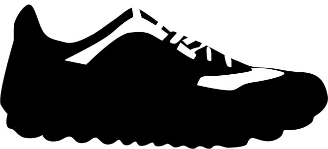 662x301 Shoes Vector Silhouettes