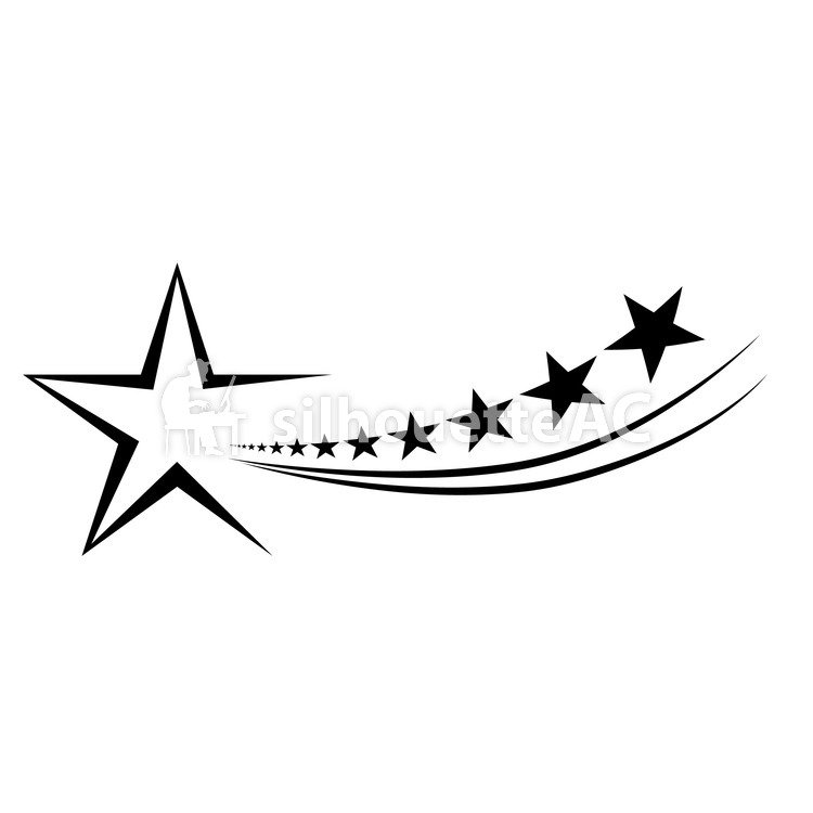 750x750 Free Silhouette Vector Star, Tiny