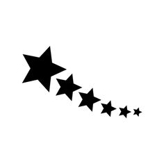 Shooting Star Silhouette at GetDrawings | Free download