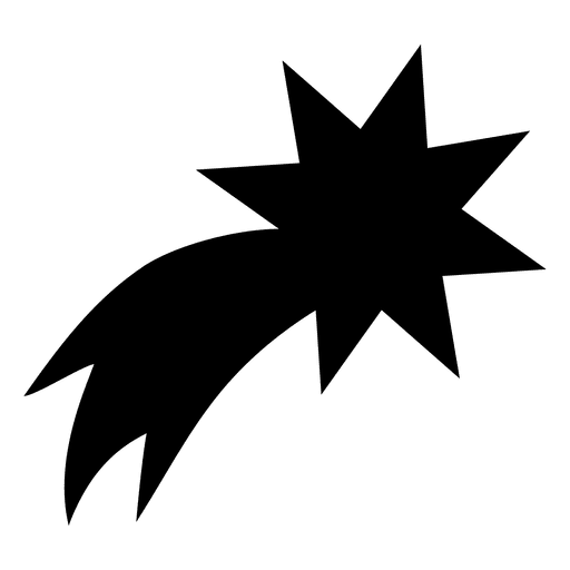 512x512 Shooting Star Silhouette 04