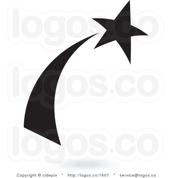600x620 Black Shooting Stars Clipart Clipart Panda