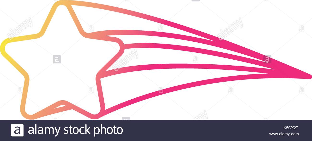 1300x589 Silhouette Shooting Star Shiny In The Sky Stock Vector Art