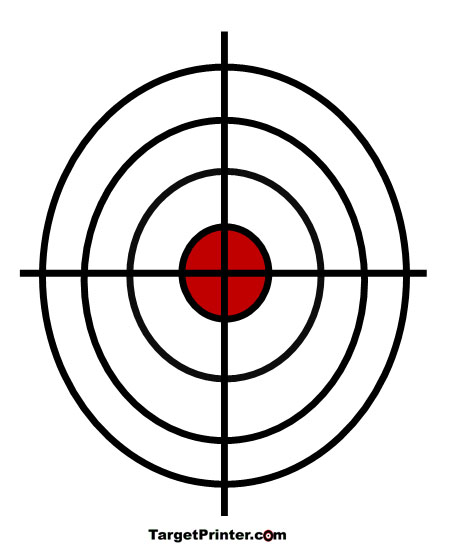 Shooting Target Silhouette at GetDrawings | Free download