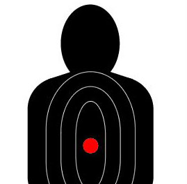 Shooting Target Silhouette at GetDrawings | Free download