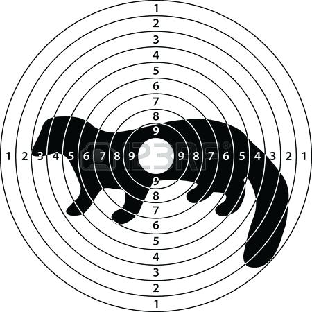 Shooting Target Silhouette at GetDrawings | Free download