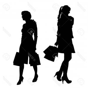 300x300 Silhouette Shopper Vector Art Lazttweet