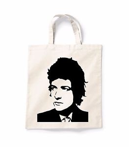 263x300 Bob Dylan Silhouette Canvas Tote Shopping Bag Cotton Printed